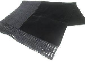 ビロードレース花模様ショール